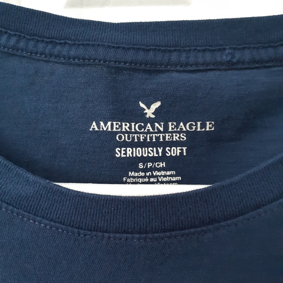 American Eagle Men's Long sleeve Crew Neck Shirt - Picture 2 of 3